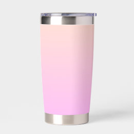 Bubblegum & Soft Peach Ombre Tumbler