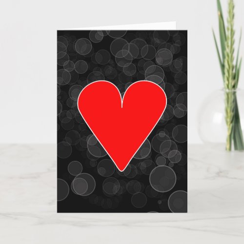 Bubblely Valentines Day Card