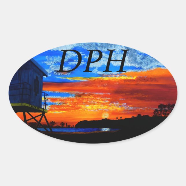 Bubblepacific bumper stickers, Dana point harbor s Oval Sticker (Front)