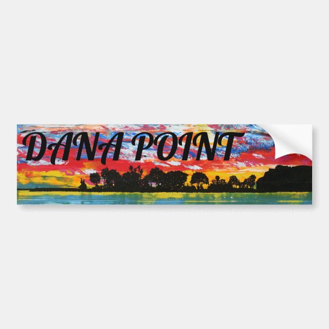 Bubblepacific bumper stickers, Dana point harbor Sticker (Front)