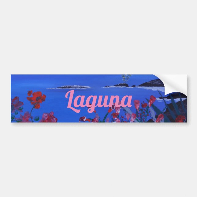 Bubblepacific bumper stickers, laguna sticker (Front)