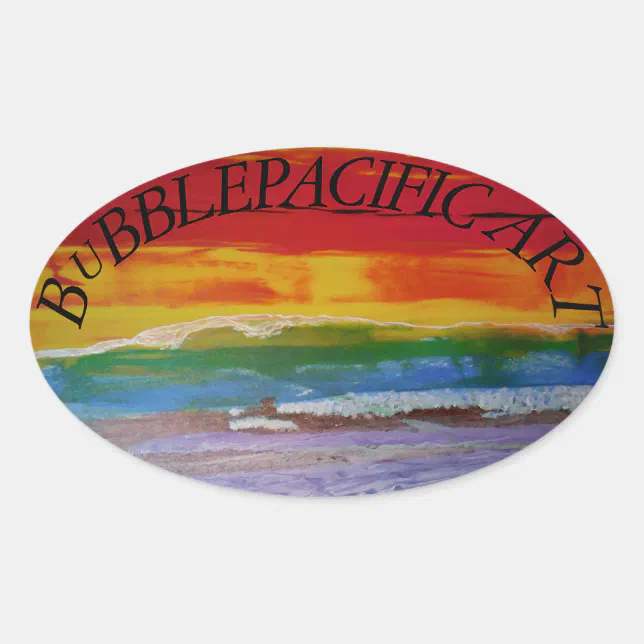 Bubblepacific bumper stickers , logo 1DAY | Zazzle