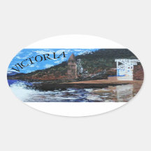 Bubblepacific bumper stickers, Victoria beach so L