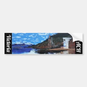 Bubblepacific bumper stickers, Victoria beach Sticker