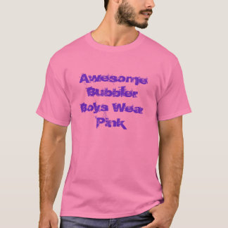 Bubbler Boys Wear Pink T-Shirt