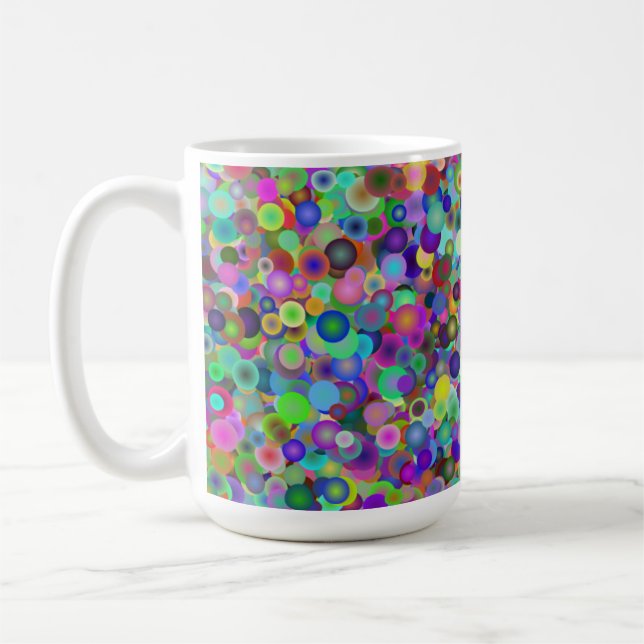 Bubbles 15oz Mug (Left)