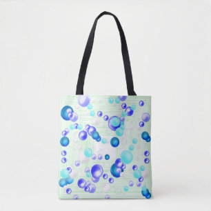 Bubbles Abstract Tote Bag