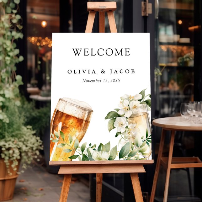 Bubbles and Brews Couples Shower Foam Board (Creator Uploaded)