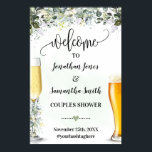 Bubbles and Brews Welcome Couples Shower Sign<br><div class="desc">Change text to the design on personalize this design click "details", for additional changes (font color, font style, move or remove elements *welcome is not editable but color can be changed ), scroll down on details and click on link "Edit Using Design Tool". ** Check collection for all matching designs...</div>