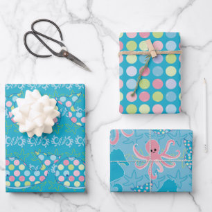 Bubbles and Friends Wrapping Paper by Karla