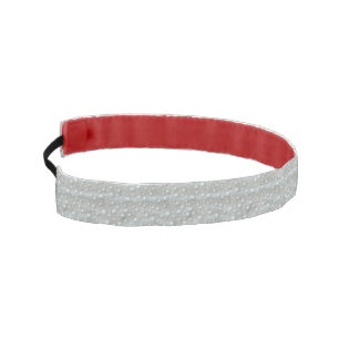 Bubbles and Pearls Silver Blue White Headbands