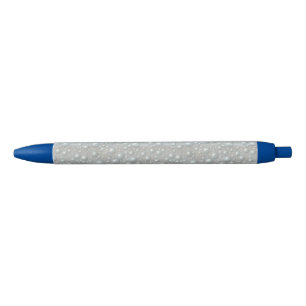 Bubbles and Pearls Silver Blue White Pens