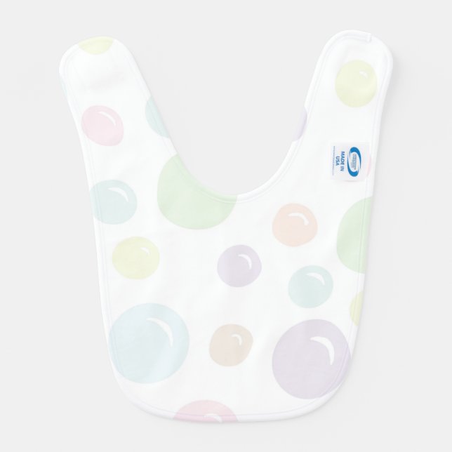 Bubbles Baby Bib (Back)