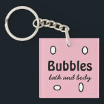 Bubbles bath and Body Orphan Black Keychain<br><div class="desc">Bubbles bath and body is inspired by Allison's store from the tv show orphan black</div>