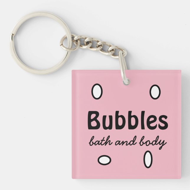 Bubbles bath and Body Orphan Black Keychain (Front)