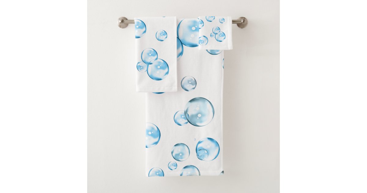Bubbles Bath Towel Set Zazzle