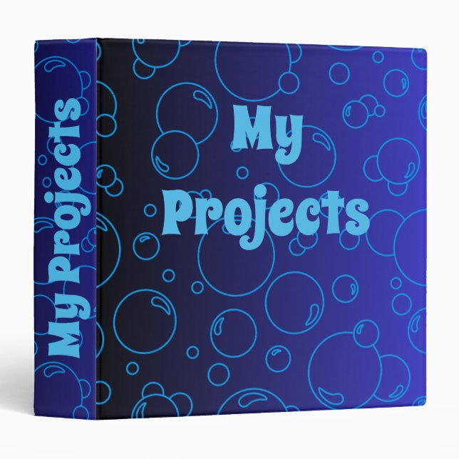 Bubbles binder (Front/Spine)