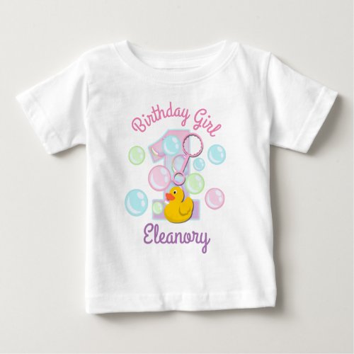 Bubbles Birthday shirt Bubble First birthday shirt