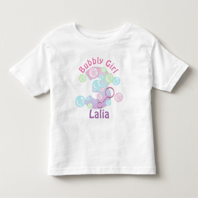 Bubbles Birthday shirt Third birthday shirt (Front)