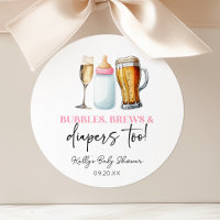 Bubbles Brews and Diapers Too! Baby Shower