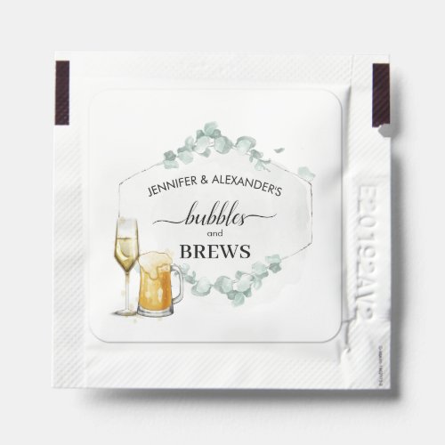 Bubbles  Brews Hand Sanitizer Packet