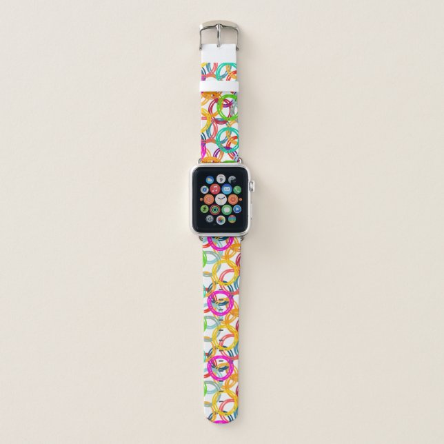Bubbles, Bubbles Everywhere Apple Watch Band (Front)
