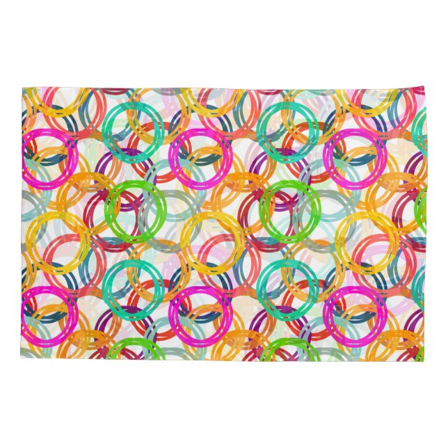 Bubbles, Bubbles Everywhere Pillow Case (Back)