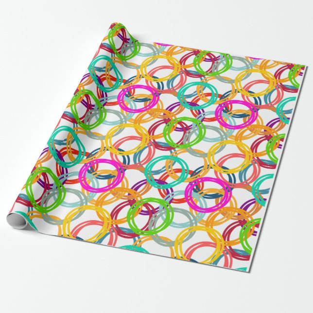 Bubbles, Bubbles Everywhere Wrapping Paper (Unrolled)