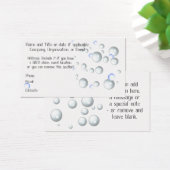 Bubbles business, Save the Date, or Calling cards (Desk)