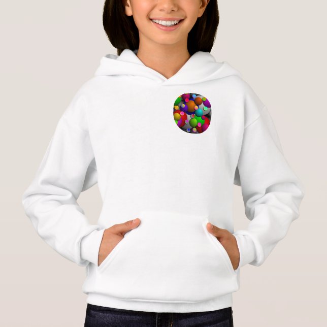 Bubbles by Kenneth Yoncich Hoodie (Front)