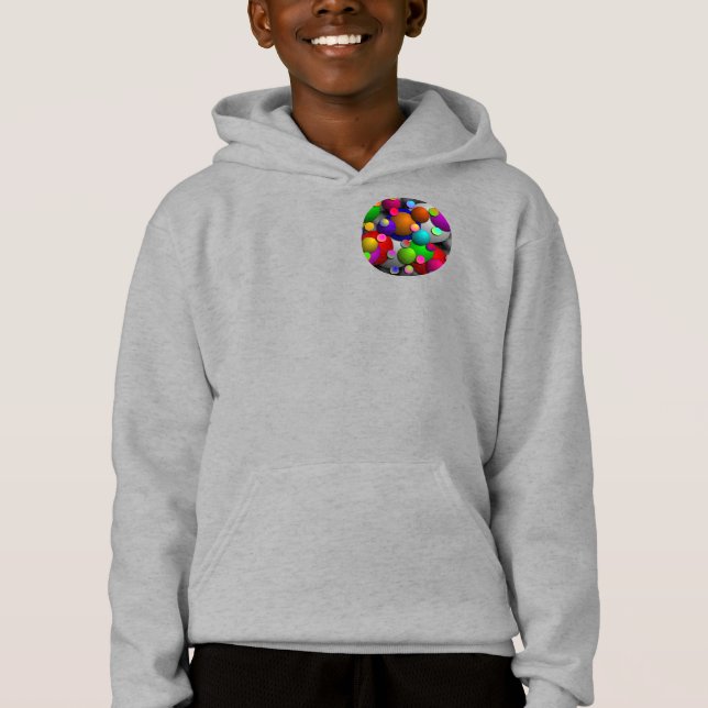 Bubbles by Kenneth Yoncich Hoodie (Front)