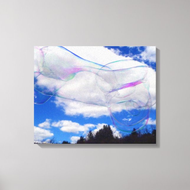 Bubbles Canvas Print (Front)