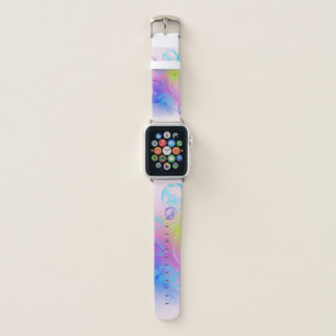 BUBBLES - Colorful Abstract Image of Fractal Art - Apple Watch Band