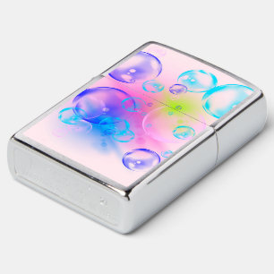 BUBBLES - Colorful Abstract Image of Fractal Art - Zippo Lighter
