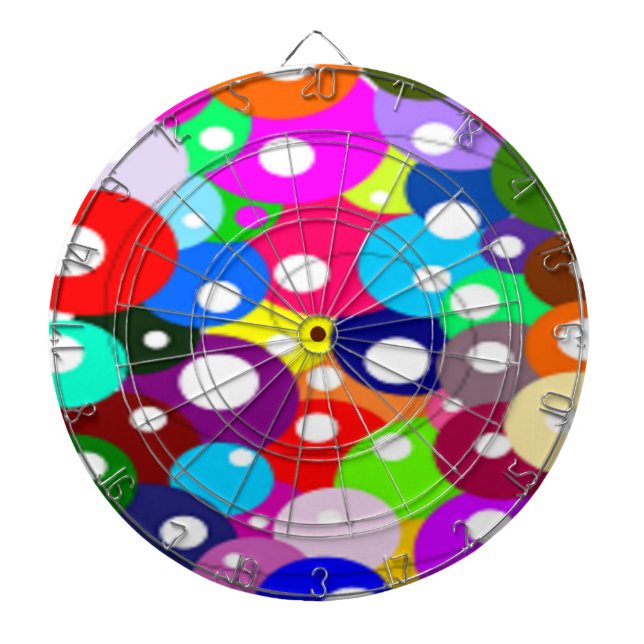 BUBBLES DARTBOARD WITH DARTS (Front)