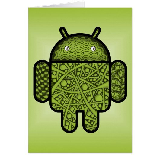 Bubbles Doodle Character for the Android™ robot (Front)