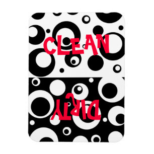 Bubbles Dots Circles Dishwasher Magnet