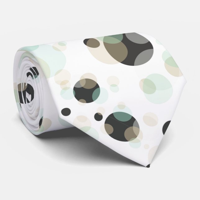 BUBBLES elegance on any Color Tie (Rolled)