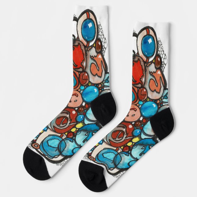 Bubbles Everywhere Socks