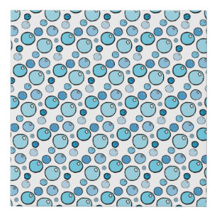 Bubbles Faux Canvas Print