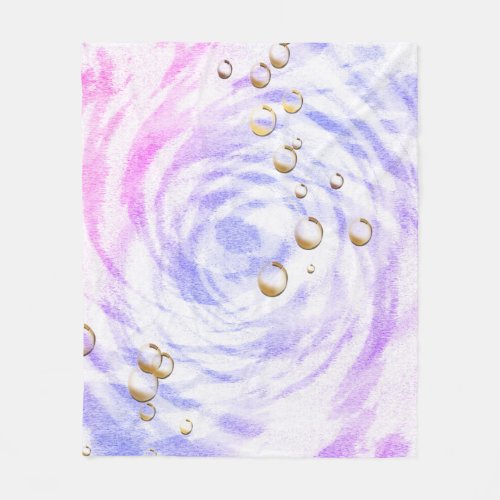 Bubbles Fleece Blanket