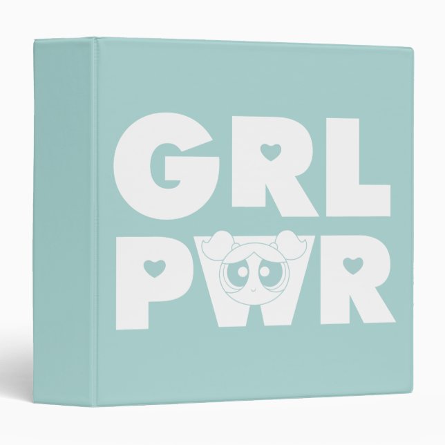 Bubbles: Girl Power 3 Ring Binder (Front/Spine)