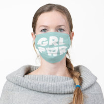 Bubbles: Girl Power Adult Cloth Face Mask