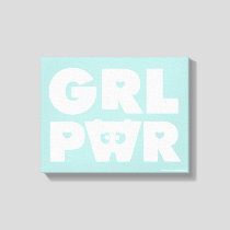 Bubbles: Girl Power Canvas Print