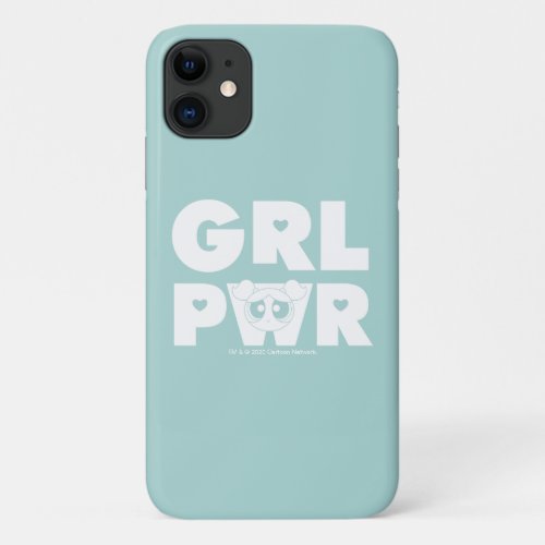 Bubbles Girl Power iPhone 11 Case