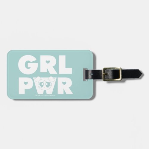 Bubbles Girl Power Luggage Tag