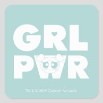 Bubbles: Girl Power Square Sticker