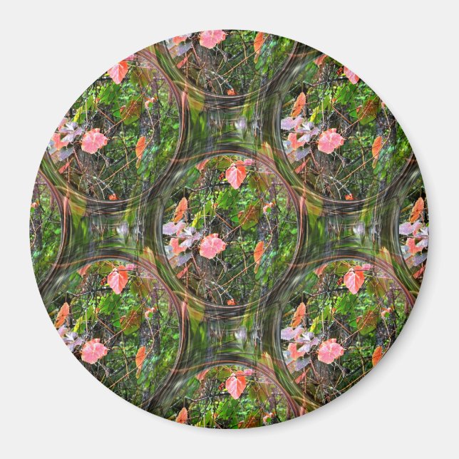 Bubbles in Fall...... Magnet (Front)