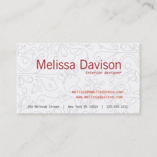 Customizable BUBBLES in GRAY Business Card