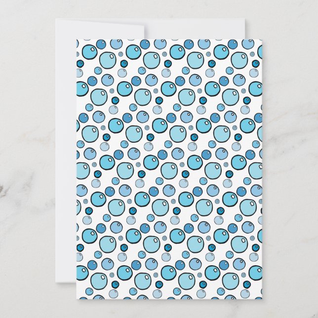 Bubbles Invitation (Front)